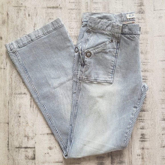 Express Conductor Striped Jeans Size 9/10 - Picture 3 of 16